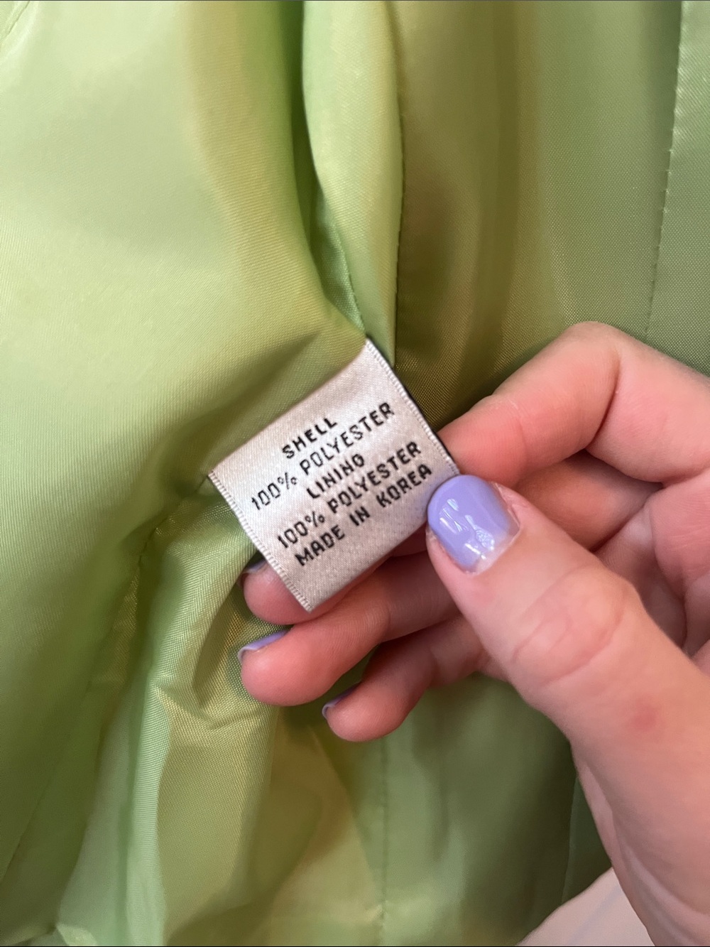 Talbots Light Green Tailored Button-Front Jacket - Picture 7 of 10